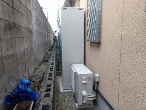 木津川市　電気温水器工事　エコキュート